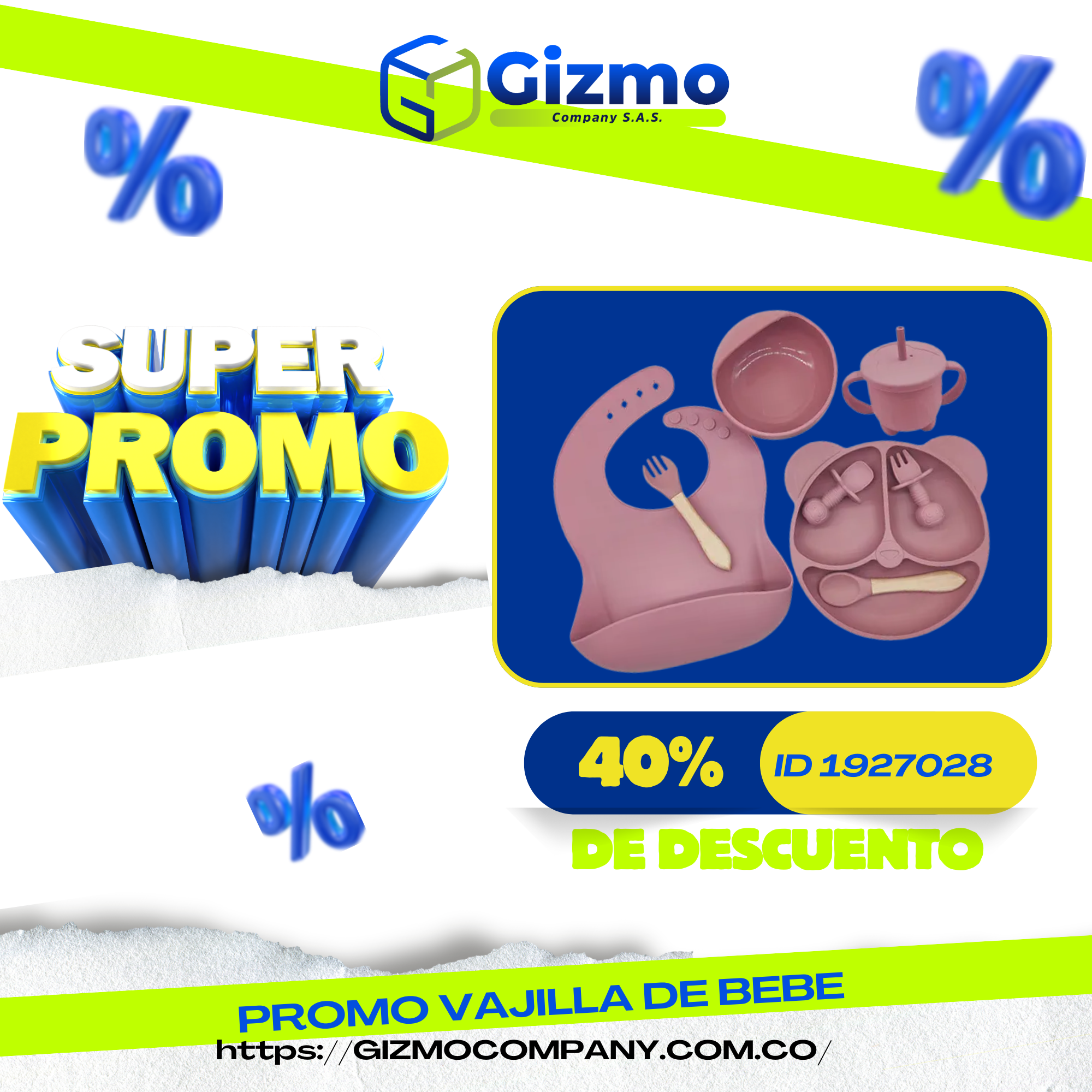 PROMO VAJILLA DE BEBE